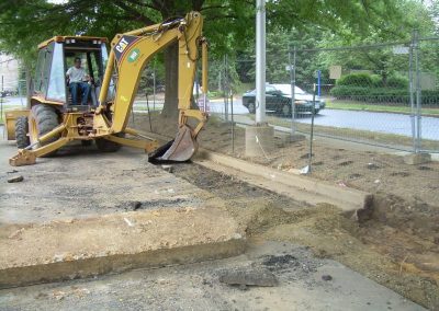 Safeway Non-Invasive Curb Demo 019