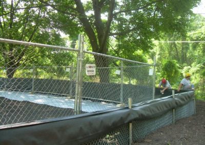 Trenchless Silt Fence 004