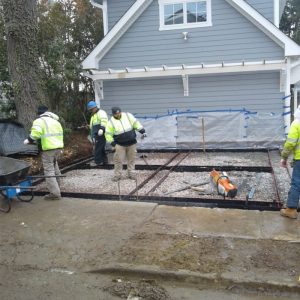 adjusting metal edging