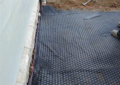 filter fabric and geogrid