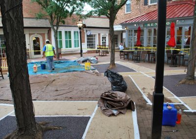 potomac-place-shopping-center-tree-surrounds_8385640922_o