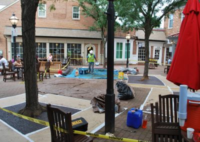 potomac-place-shopping-center-tree-surrounds_8385641304_o