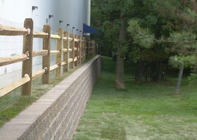 retaining wall tree preservation - rockville sportsplex 7